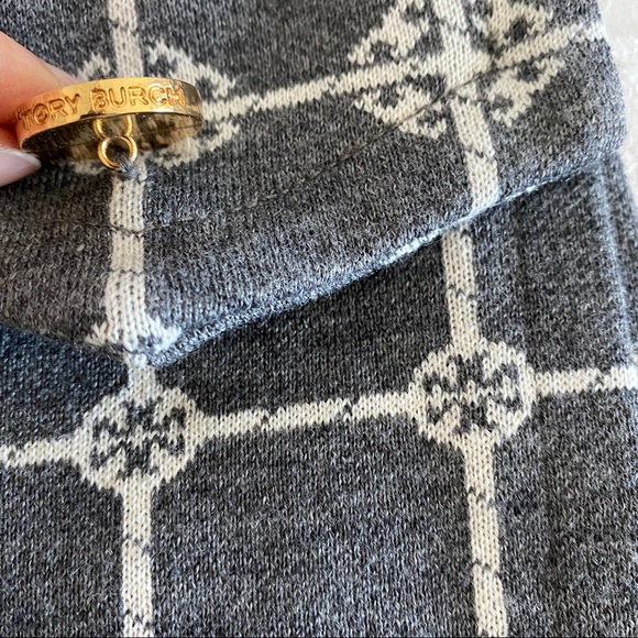 Tory Burch navy belted logo sheath dress - Picture 8 of 11